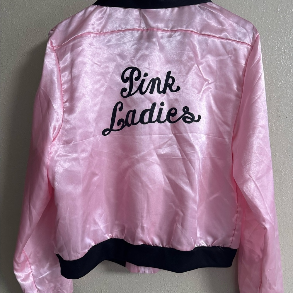 Pink Ladies Satin Jacket